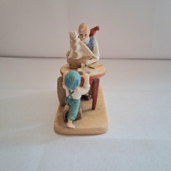 Vintage 1983 Norman Rockwell "For A Good Boy" Figurine - Picture 2 of 10